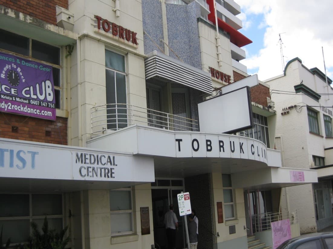 Street frontage of Tobruk House in Rockhampton
